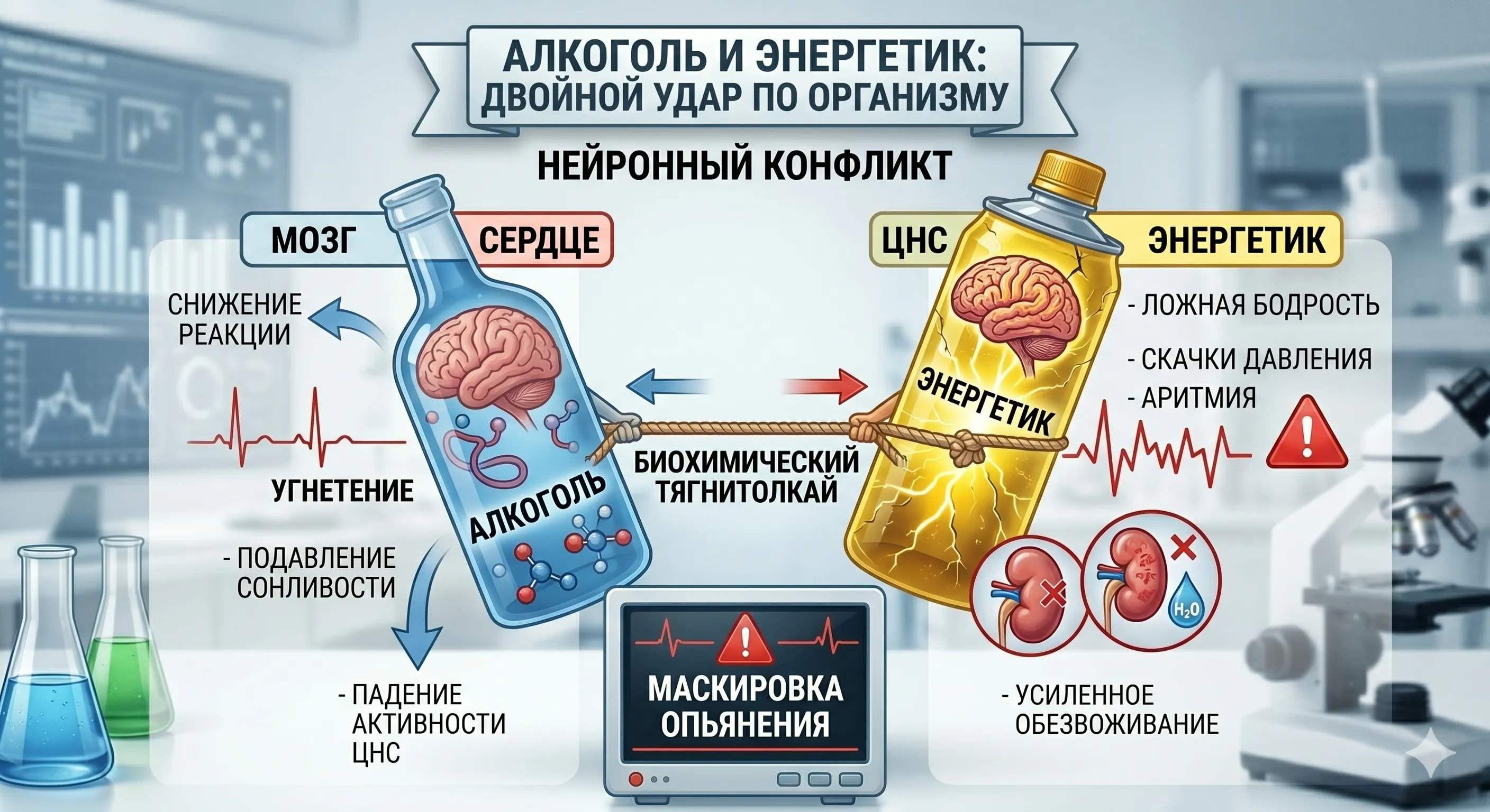 энергетики и алкоголь